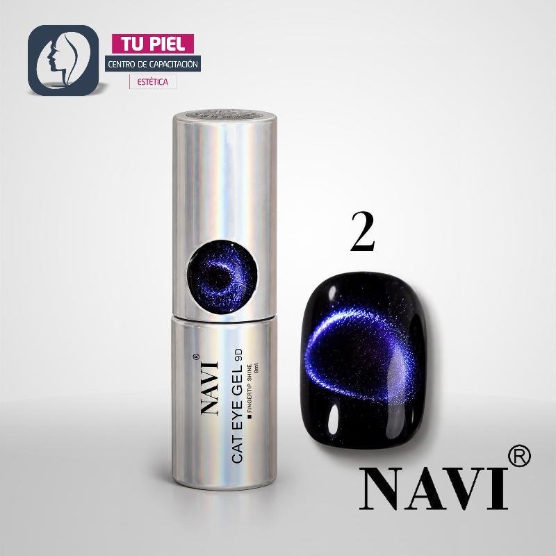 GEL POLISH CAT EYE 9D 002 NAVI 15ml || CAT002 - Imagen 1